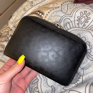 black cheetah wallet